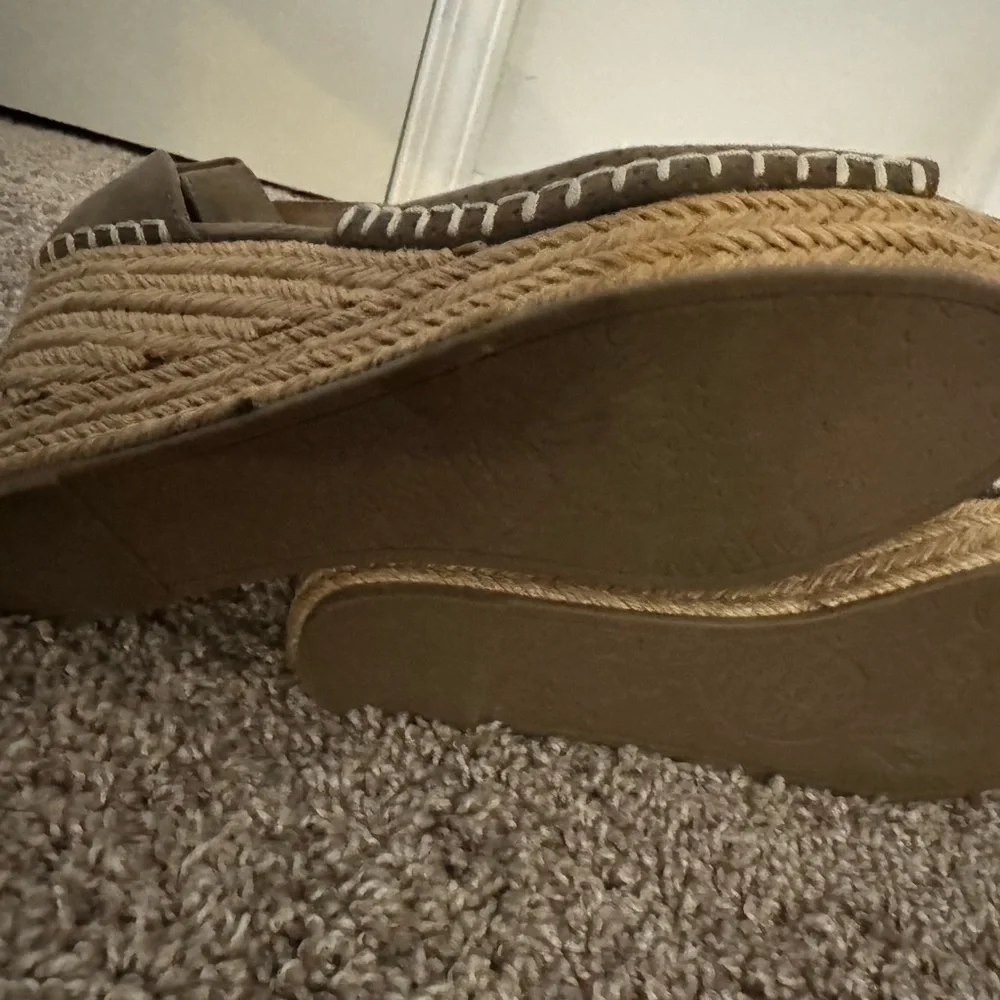 Jellypop Tan Espadrille Wedge Sandals